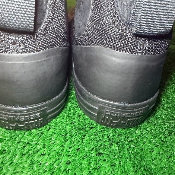 CONVERSE Chuck Taylor Black All Star Street Goth Mid-Top Sneaker Skateboard 8.5 - Picture 10 of 12